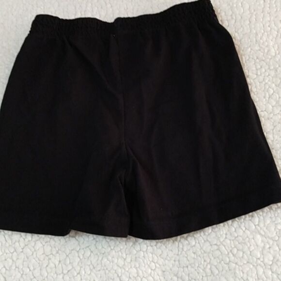 Faded Glory Black and Pink Athletic Shorts with Soft Fabric - Picture 2 of 6